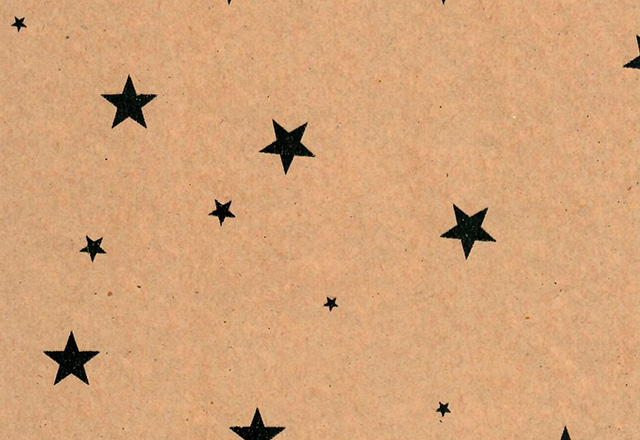 plan PAPEL DE REGALO KRATS ESTRELLITA NEGRO