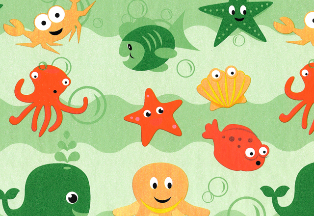 plan PAPEL DE REGALO PREMIUM ACUARIO VERDE