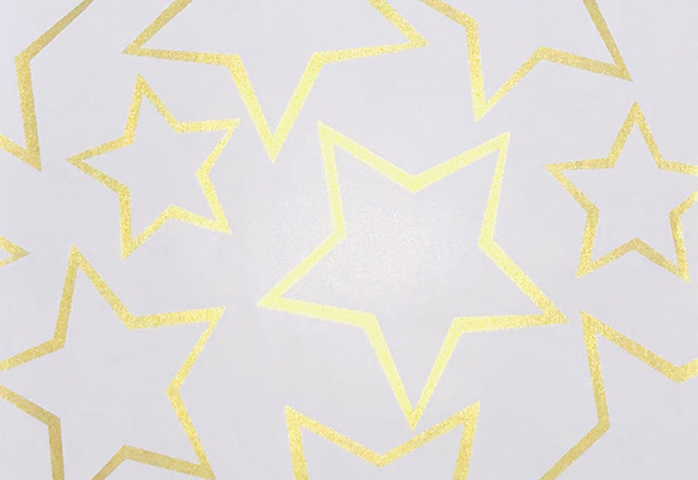 plan PAPEL DE REGALO PREMIUM ESTRELLA ORO